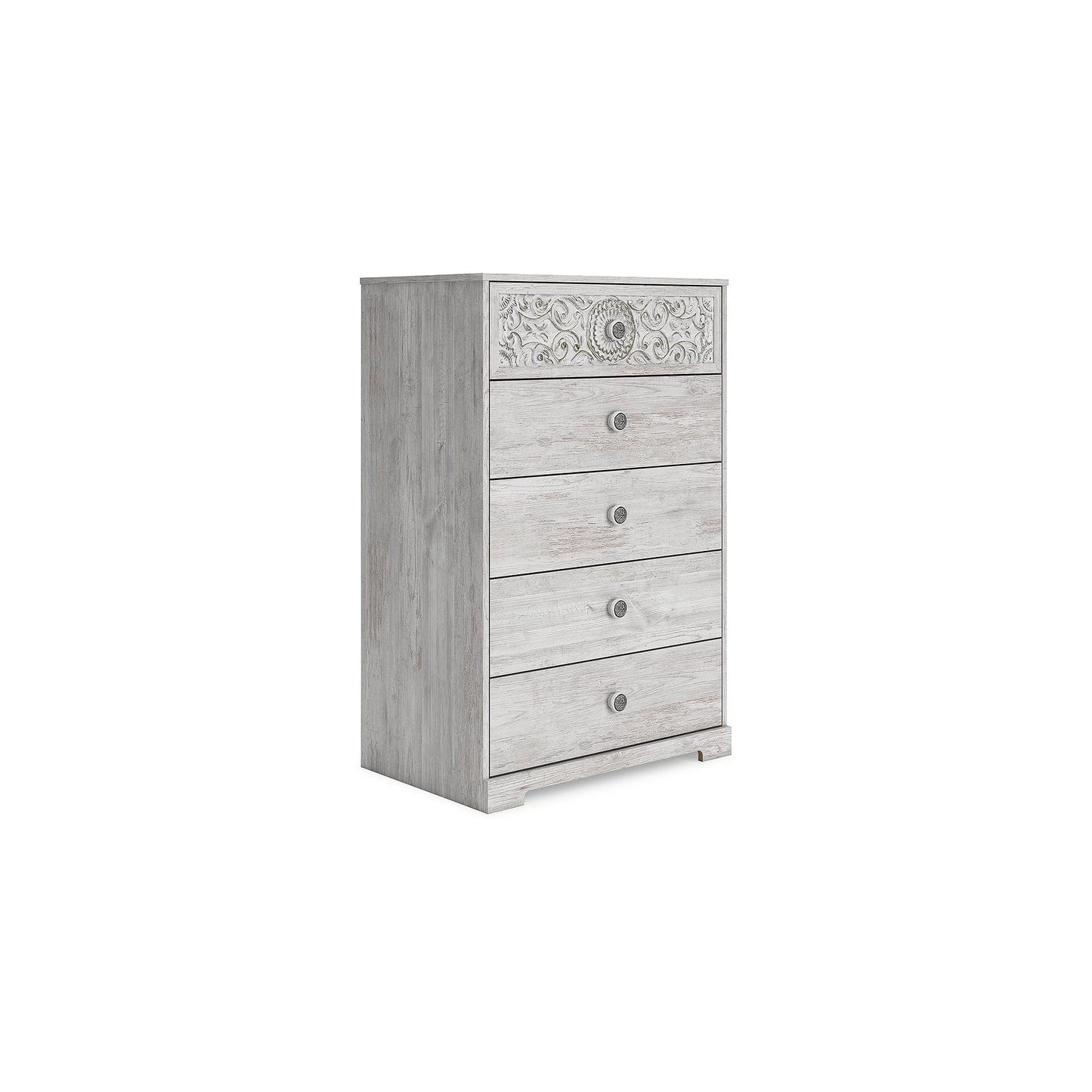 Casual Paxberry Chest of Drawers, Whitewash