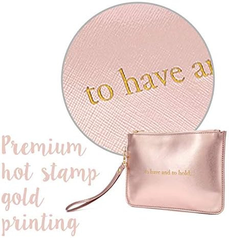 Rose Gold Bridesmaid Bags | Bridesmaid Gifts | Bride Tribe Bags | Bridal Shower Favors | Bride Tribe Favors | Set of 10