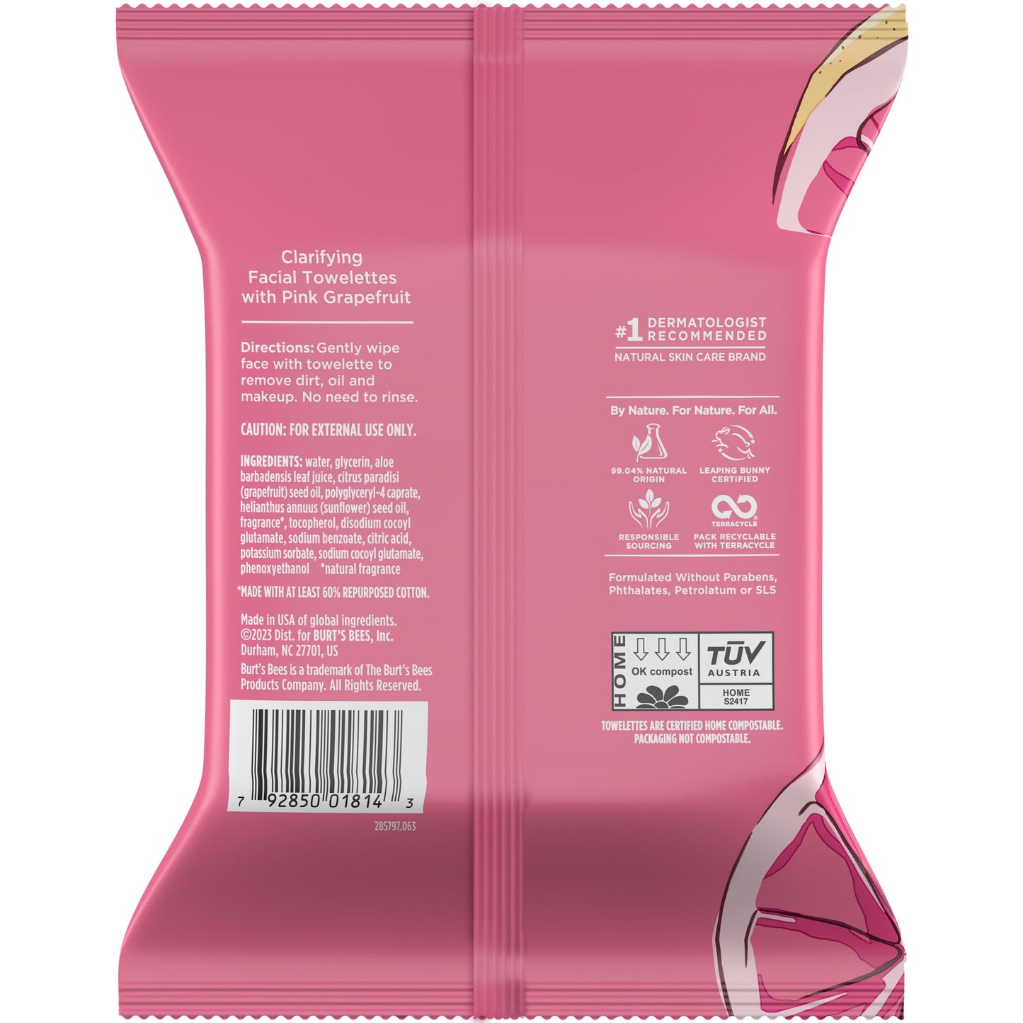 Clarifying Facial Towelettes, 30 Ct. Package