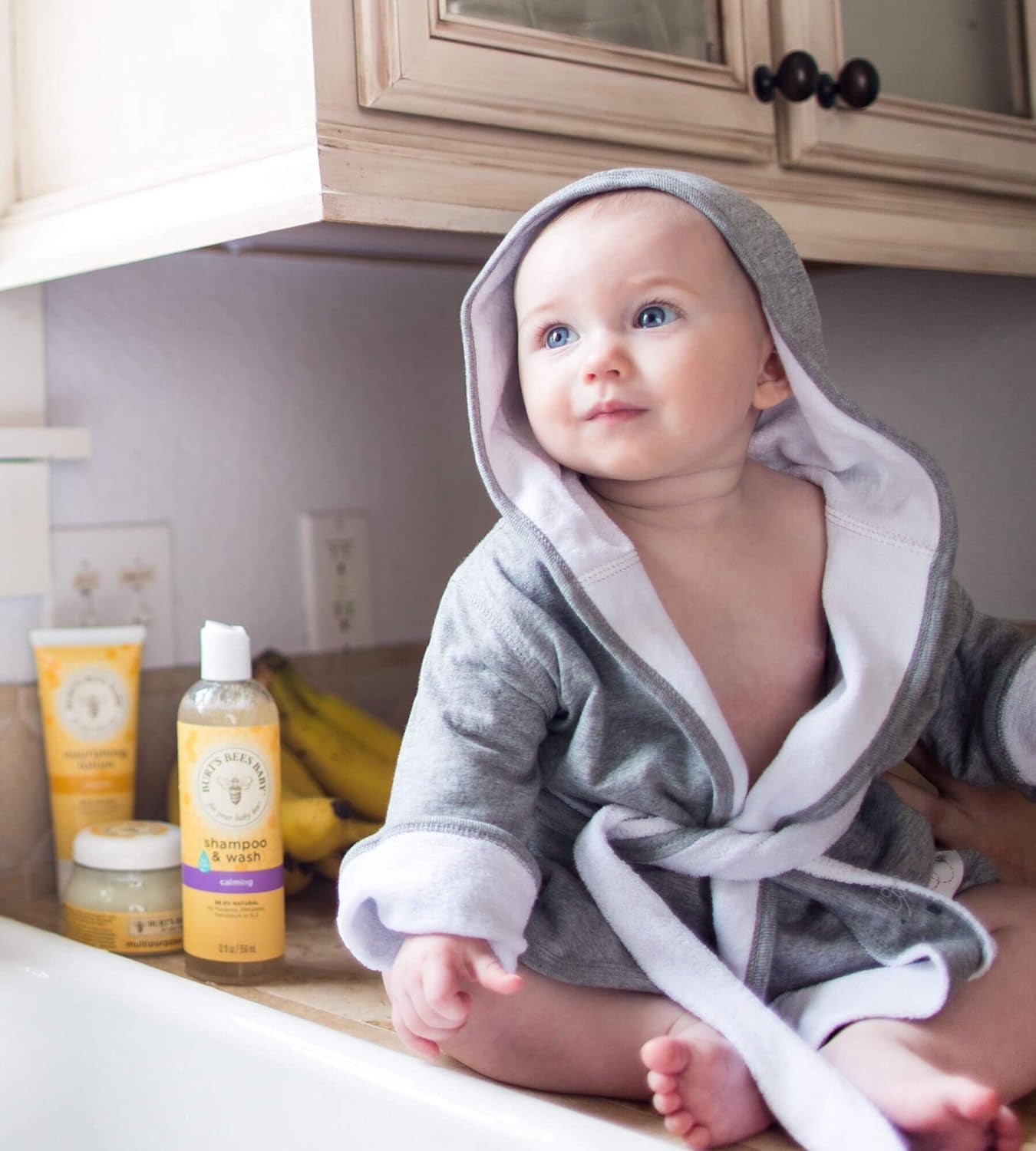 Burts Bees Baby Kids' Hooded Bathrobe