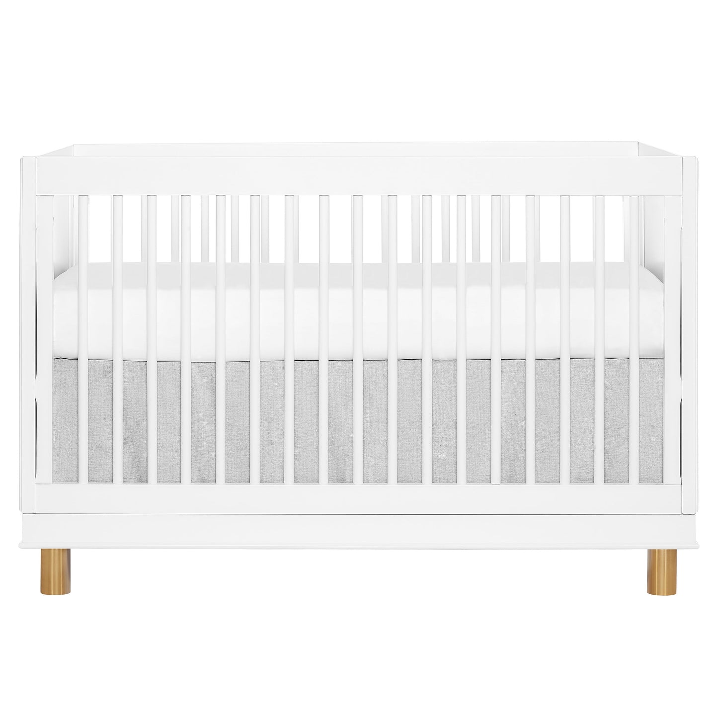 Art Deco Crib in White/Gold