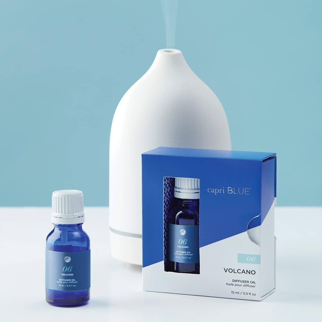 Volcano Electric Oil Diffuser Refill - Use with Electric Scent Diffusers for Home - Long Lasting Tropical Fruit Scented Oil (0.5 Fl Oz)