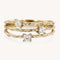 925 sterling silver, 18K gold-plated Ring