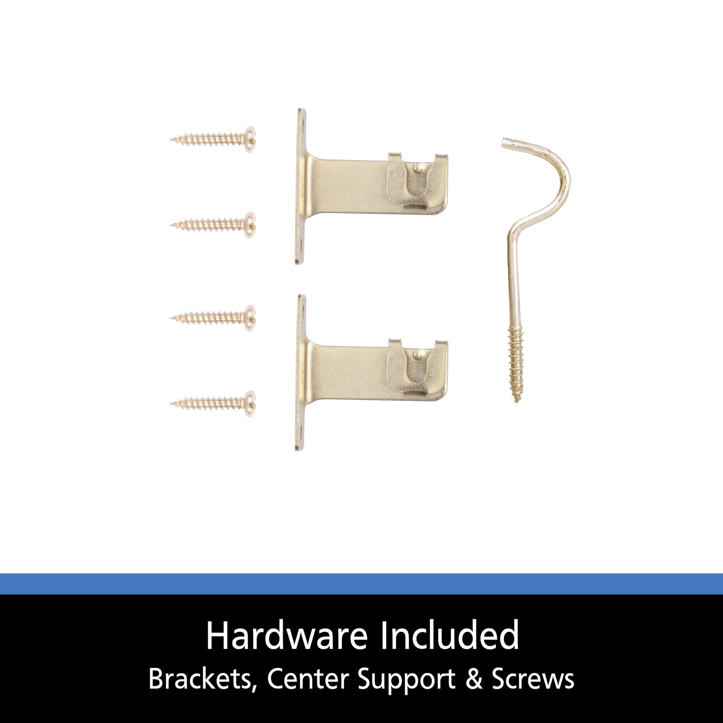 7/16" White round Sash Curtain Rod, 48-84"