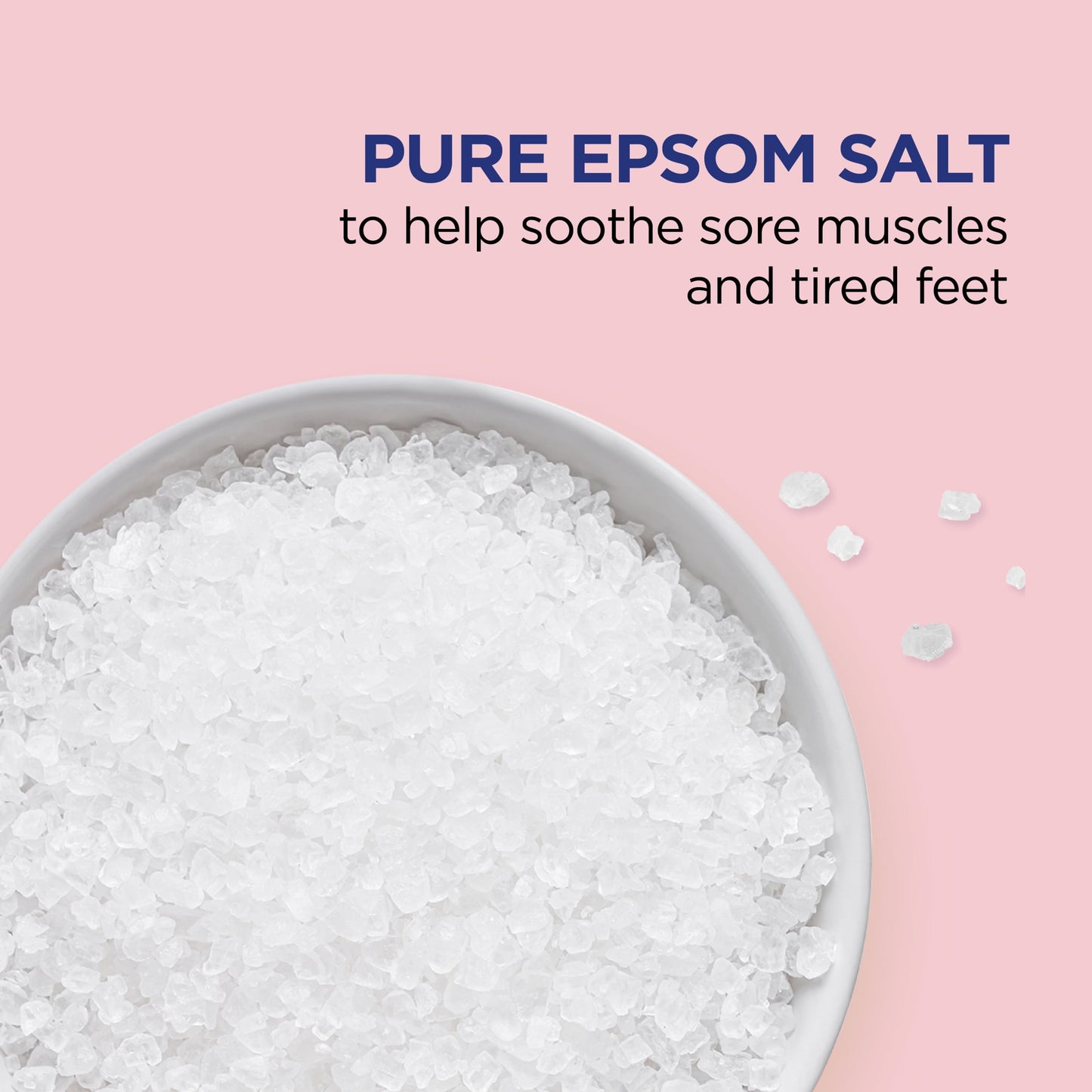 Pure Epsom Salt Soak, Therapeutic, Fragrance Free, 6 Lbs