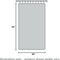 New 4Pc Flower Printed Curtain Set for Reversible Bedspread Set (Panel, Yellow/Grey)