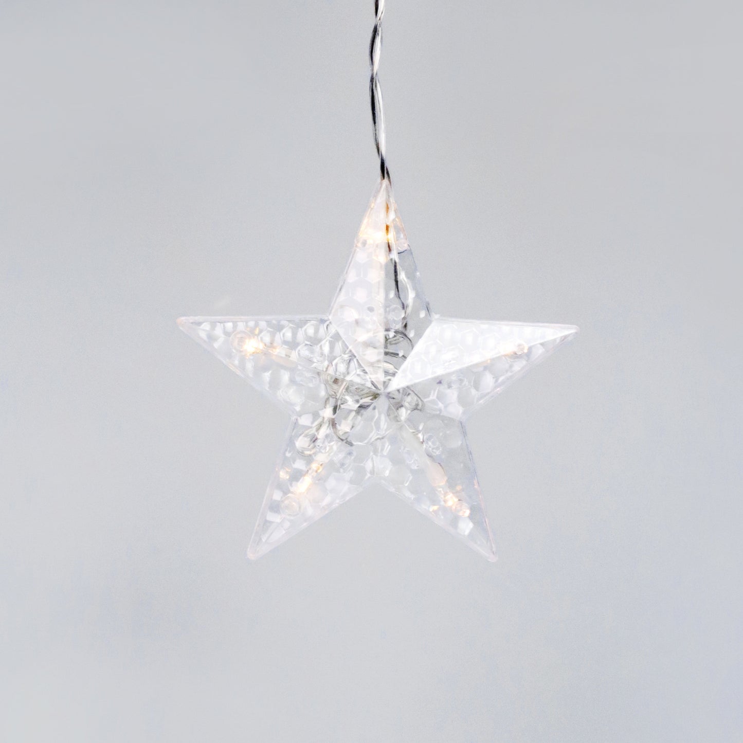 144-Count Indoor Battery Operated Warm White LED Curtain Lights with Stars and Moons