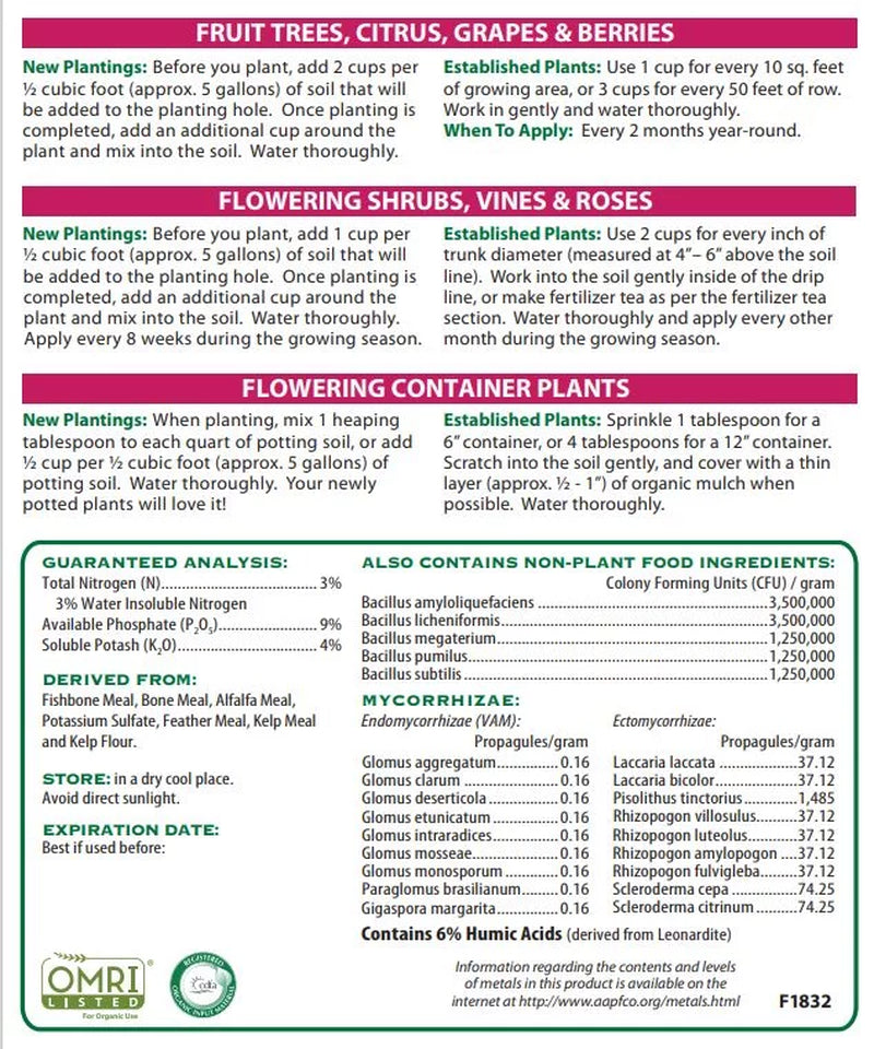 Flower Girl Premium Bud & Bloom Booster Plant Food, 3-9-4 Fertilizer, 12 Lb.