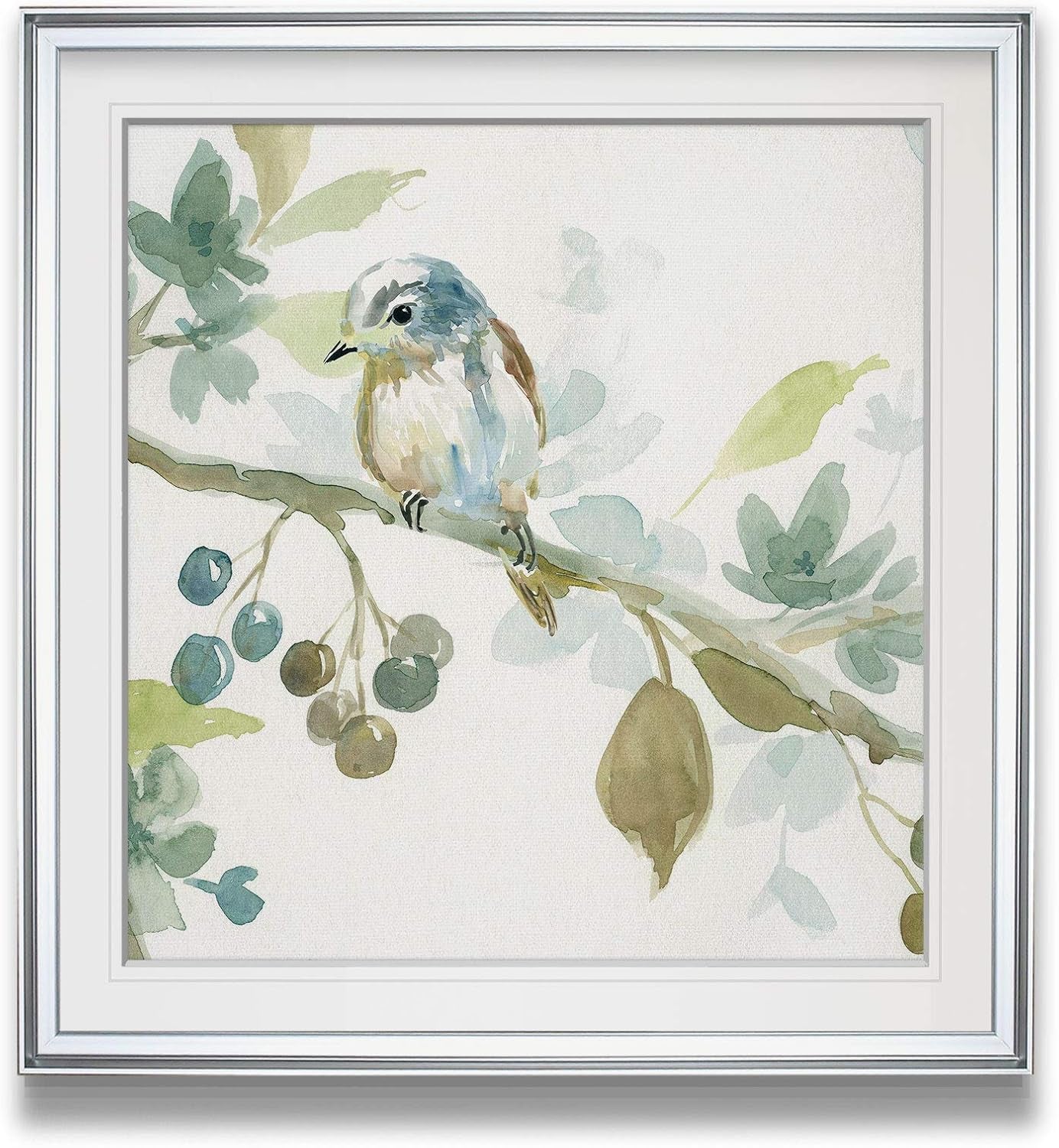 Spring Melody II Contemporary Artwork Bird Art Framed Scenic Giclee Canvas Prints Animals Wall Decor Painting