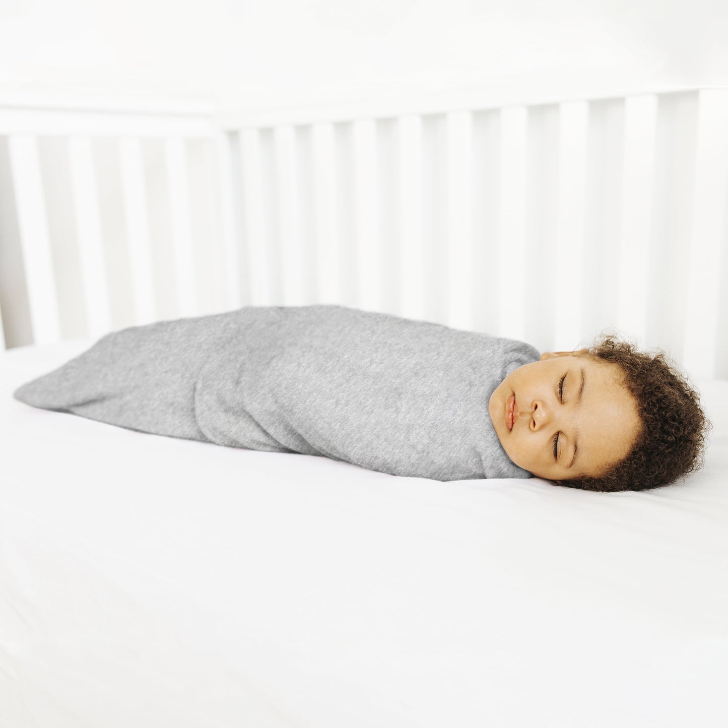 Halo® Sleepsack® Swaddle, 100% Cotton, Heather Gray, Newborn, Unisex, 0-3 Months