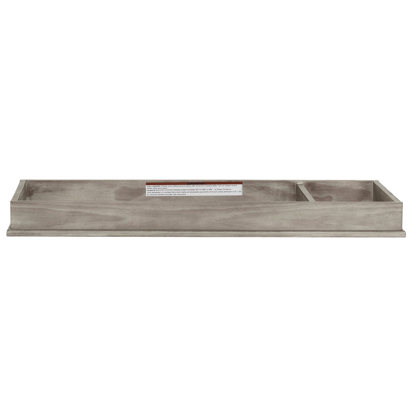 Evolur Mid Century Changing Tray, Windsor Oak Grey