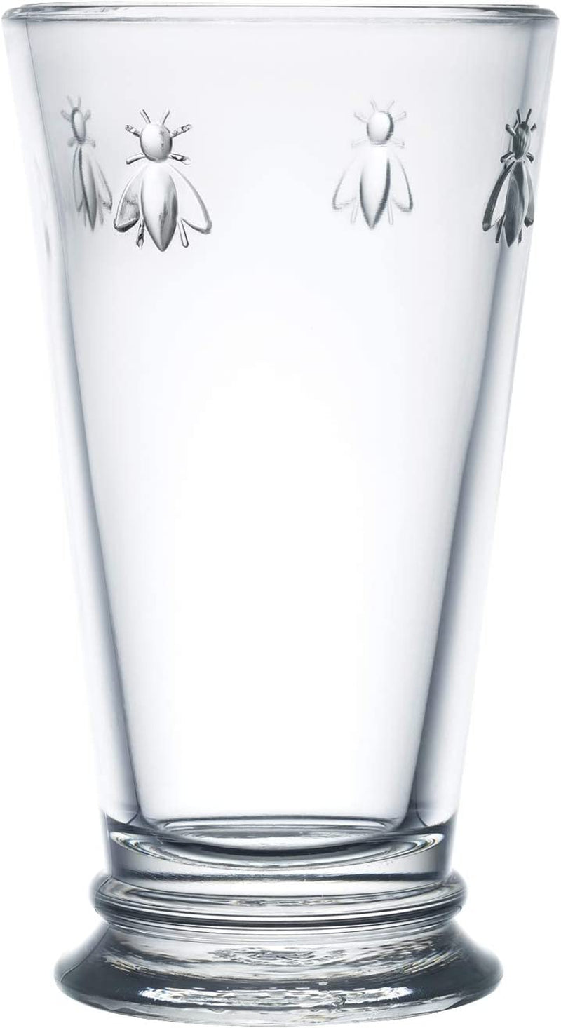 Fine French Glassware Embossed with Napoleon Bee 15-Ounce Double Old Fashioned G