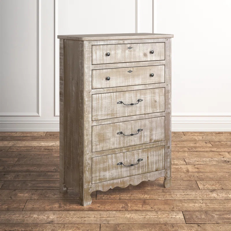 Lyra 5 Drawer 38" W Dresser