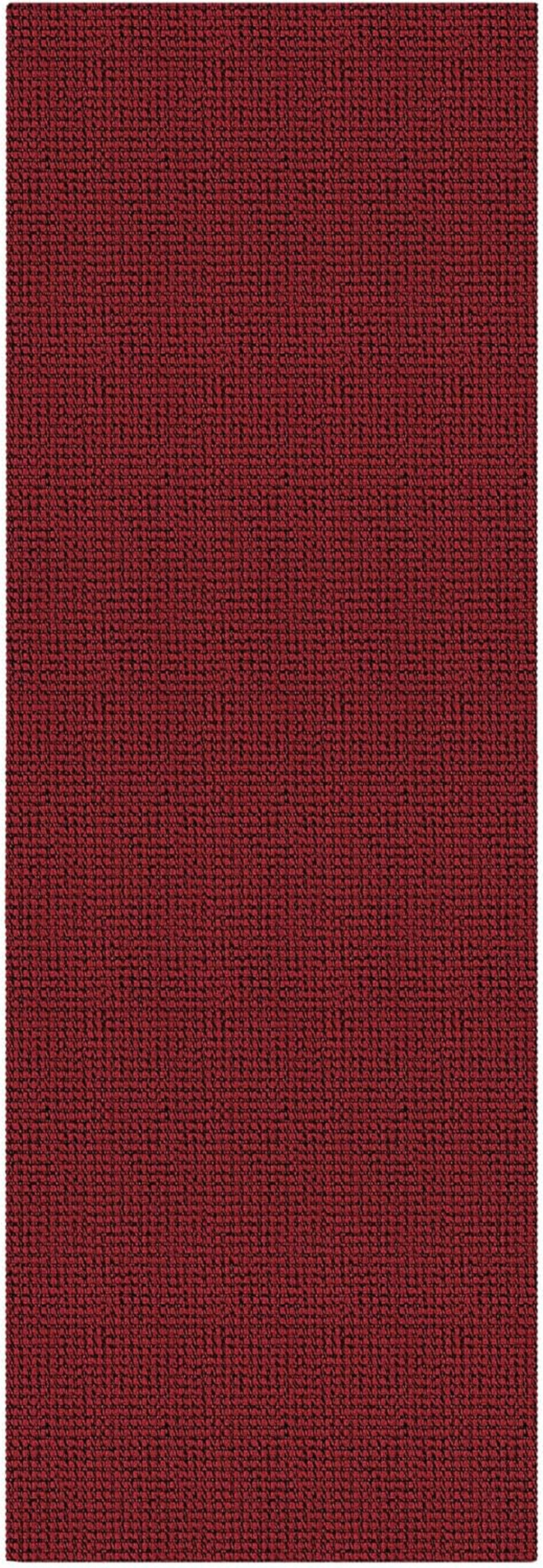 Christmas Runner Rug 2X6 Ft Black Red Woven Runners for Hallways Washable Kitchen Rug Non Slip Braided Entryway Runner Rugs Floor Carpet Runners for Indoor Foyer Bedroom Laundry