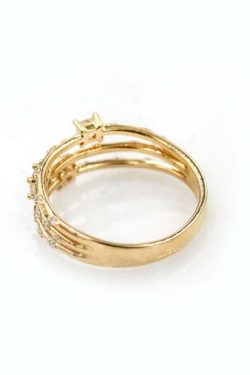 925 sterling silver, 18K gold-plated Ring