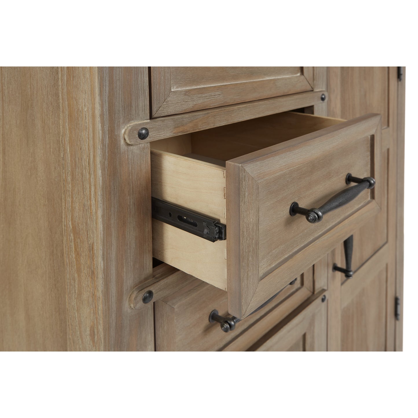 Andorra Chifferobe, Designed for Storage, Solid and Sturdy Build, Barnwood
