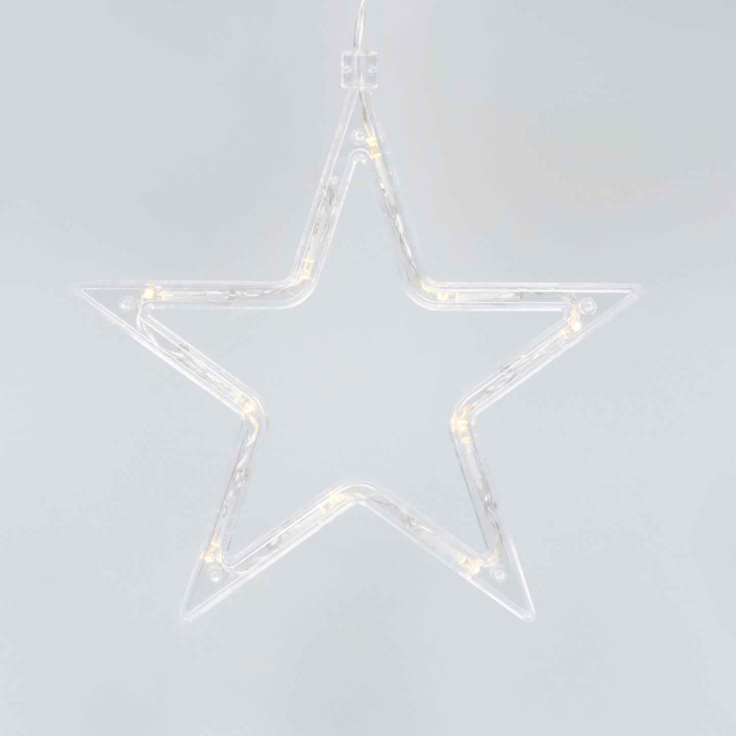144-Count Indoor Battery Operated Warm White LED Curtain Lights with Stars and Moons