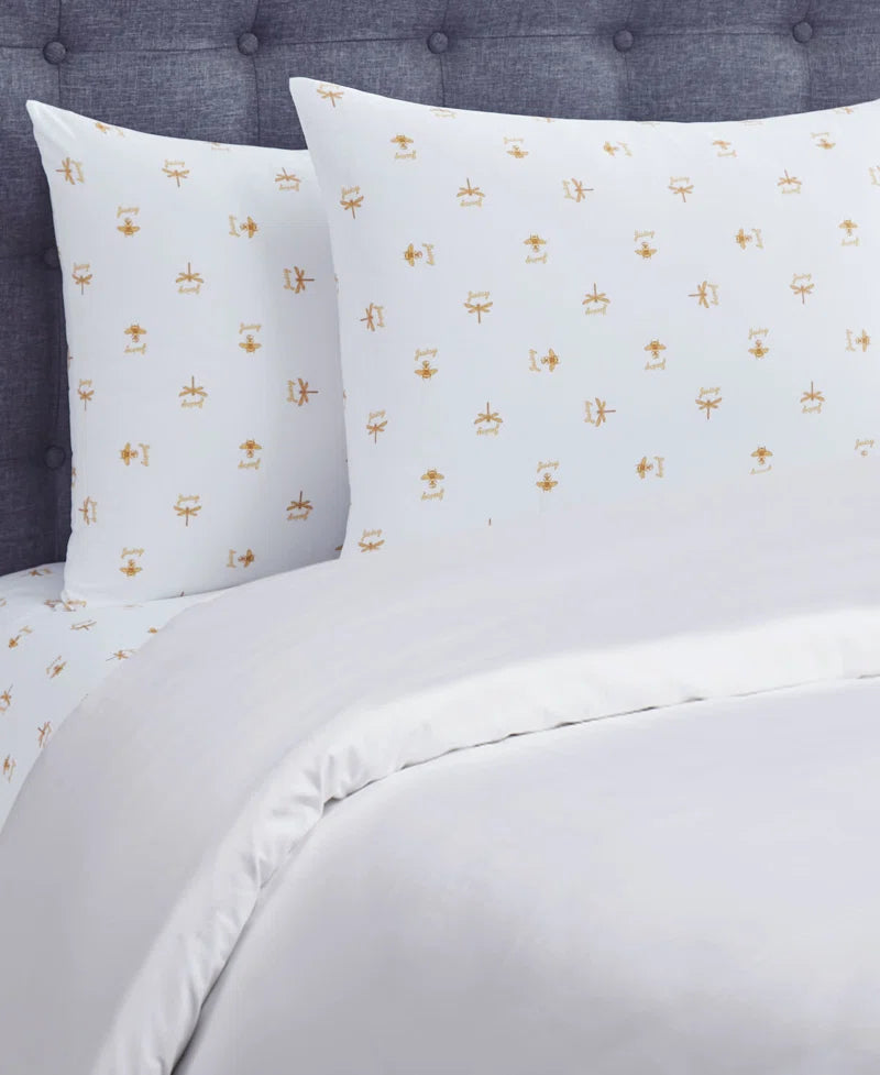 Juicy Couture Bee Design Soft Microfiber Sheet Set