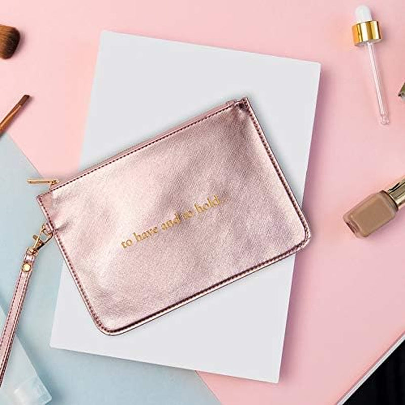 Rose Gold Bridesmaid Bags | Bridesmaid Gifts | Bride Tribe Bags | Bridal Shower Favors | Bride Tribe Favors | Set of 10