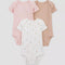 Carter'S Just One You® Baby Girls' 3Pk Floral Bodysuit - White