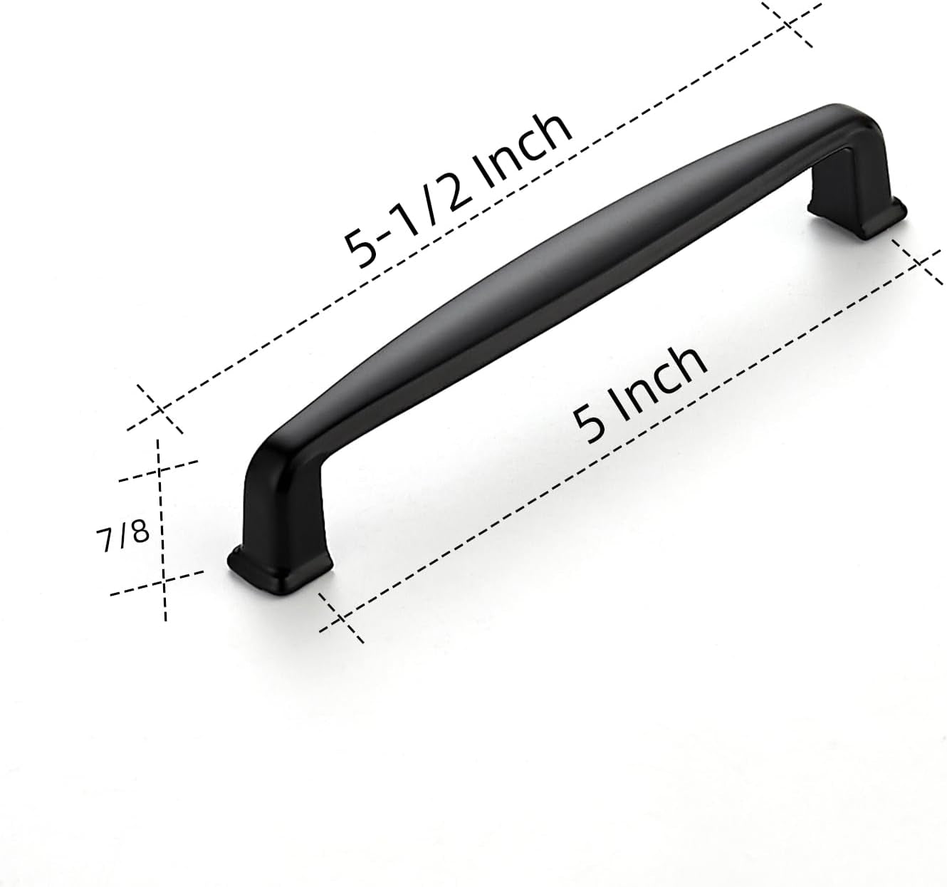 30 Pack 5 Inch Kitchen Cabinet Handles Matte Black Cabinet Pulls Black Drawer Pulls Kitchen Cabinet Hardware Kitchen Handles for Cabinets Cupboard Handles Drawer Handles