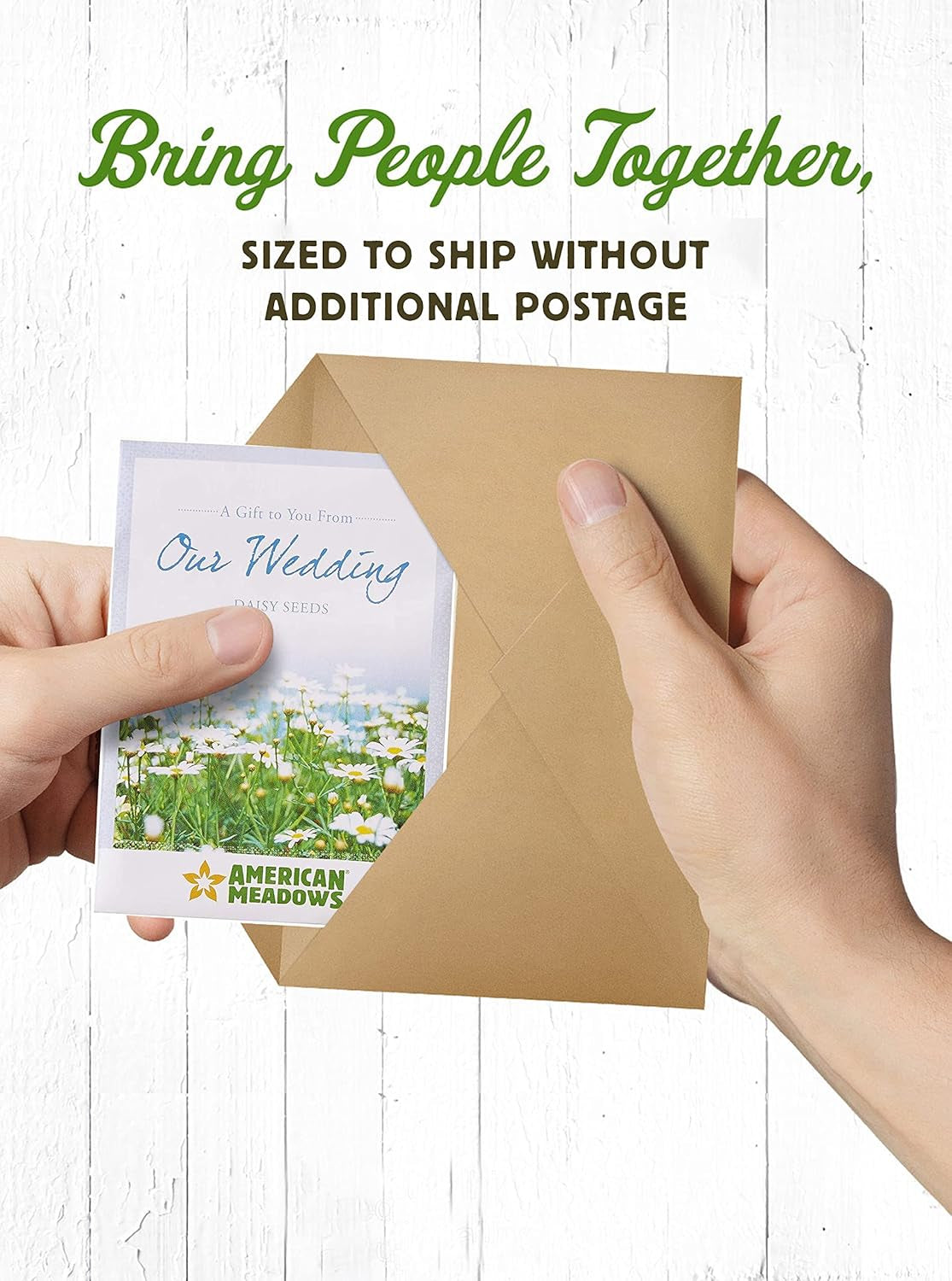 Wildflower Seed Packets Our Wedding Day Party Favors (Pack of 20) - Daisy Seed Wildflower Mix, Party Favors for Wedding Guests