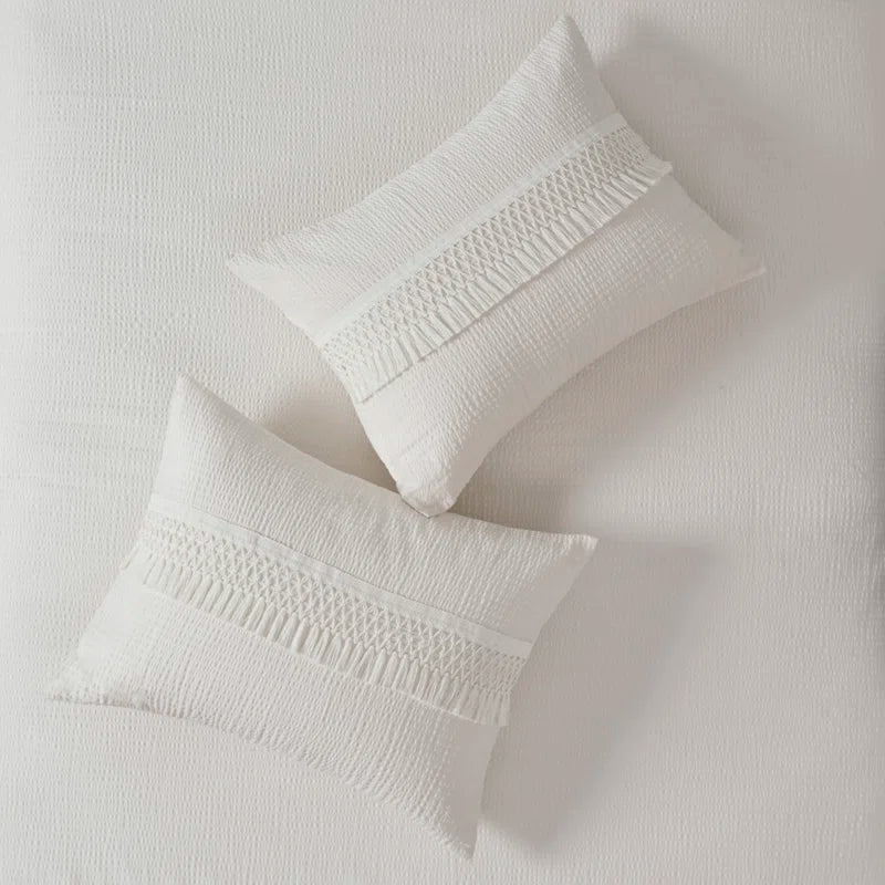 Hugo 3 Piece Cotton Seersucker Comforter Set
