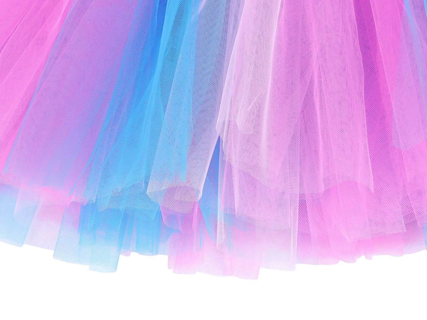 Little Girls Sequin Ariel Mermaid Princess Cosplay Dress Birthday Party Halloween Cosplay Costumes with Hairband 6-7 Years