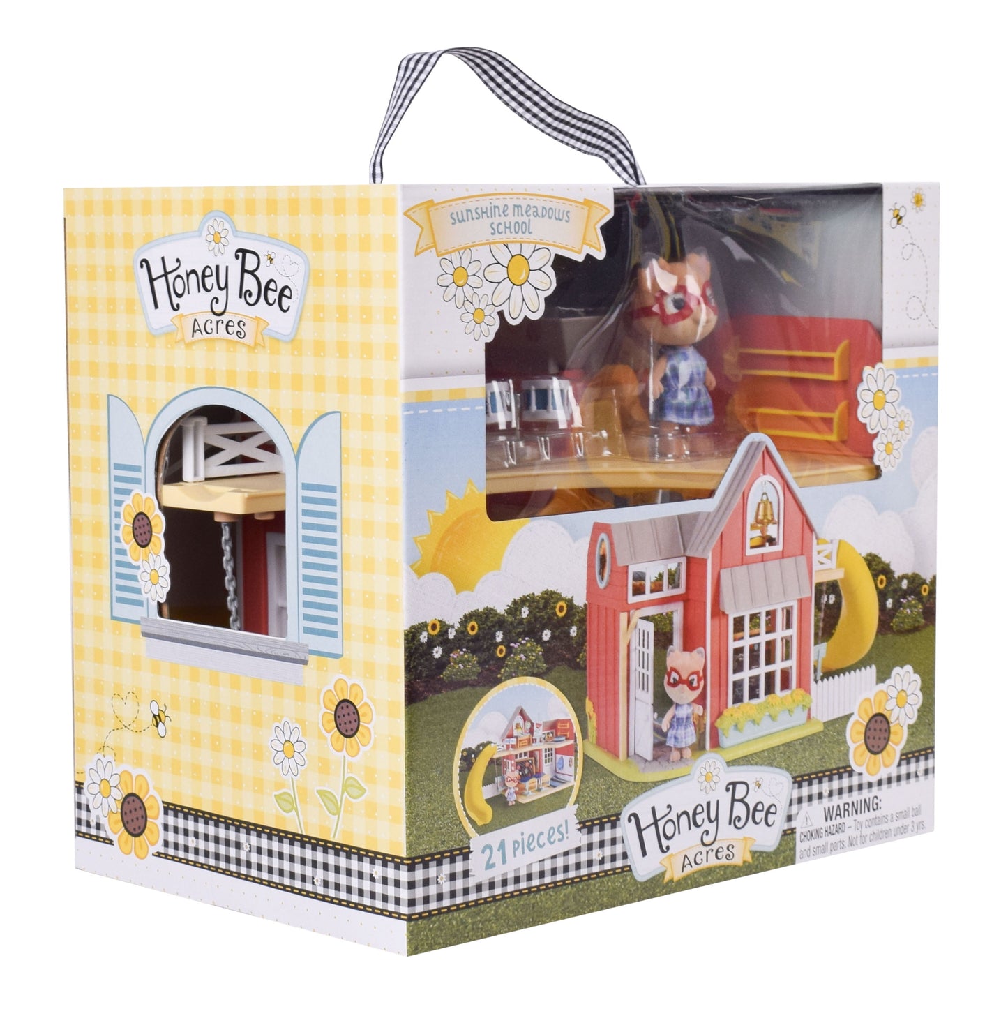 Sunshine Meadow School Doll Playset & Mini Figure, 21 Pieces, Children Ages 3+