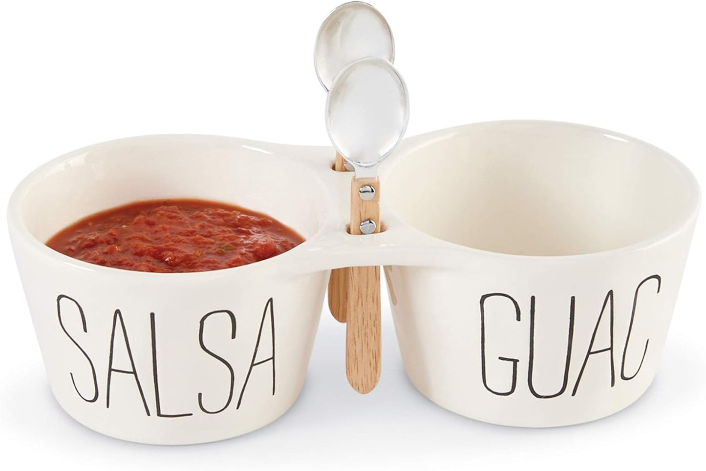 Salsa & Guacamole Double Dip Set