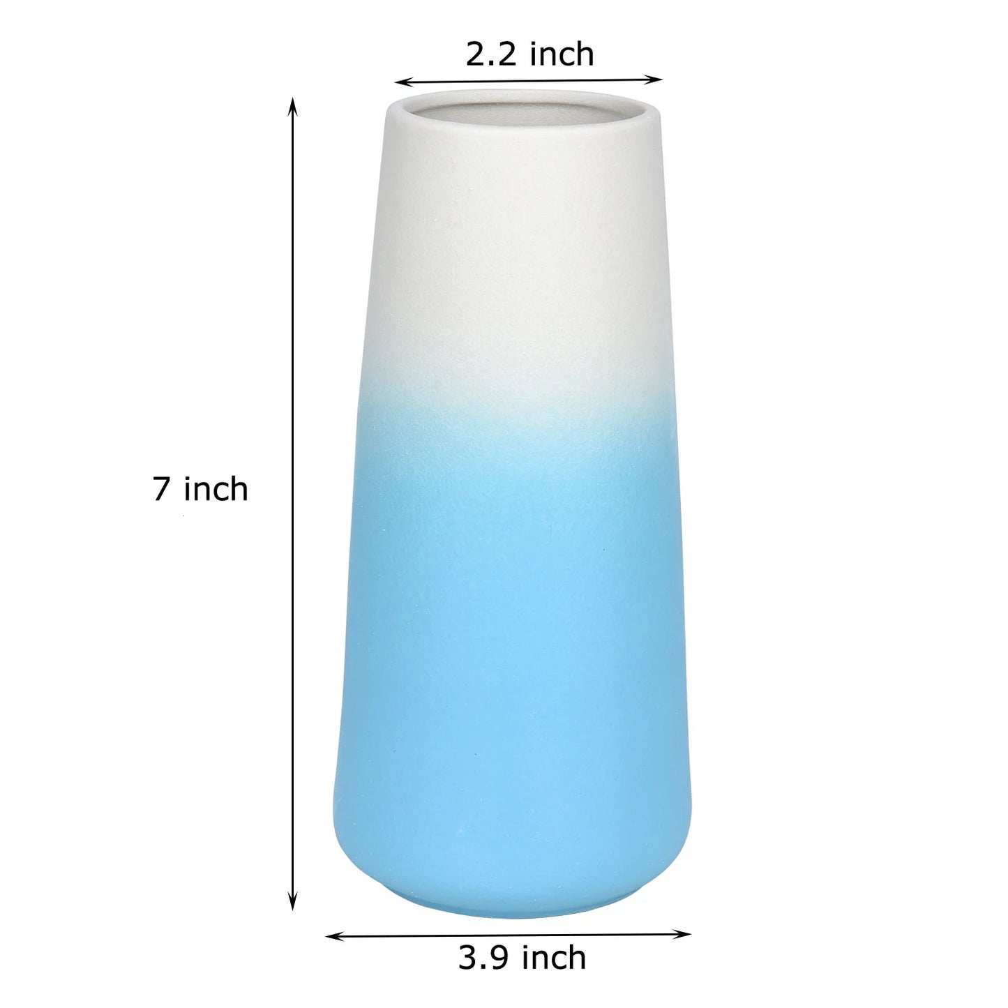 Ceramic Vase - Flower Vase Minimalism Style for Modern Table Shelf Home Decor, Fit for Fireplace Bedroom Kitchen Living Room Centerpieces Office Desk