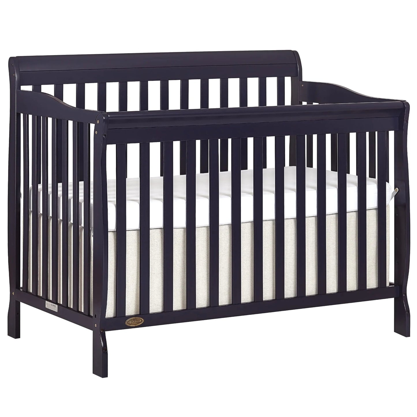 Ashton 5-In-1 Convertible Crib, Cherry, Greenguard Gold and JPMA Certified