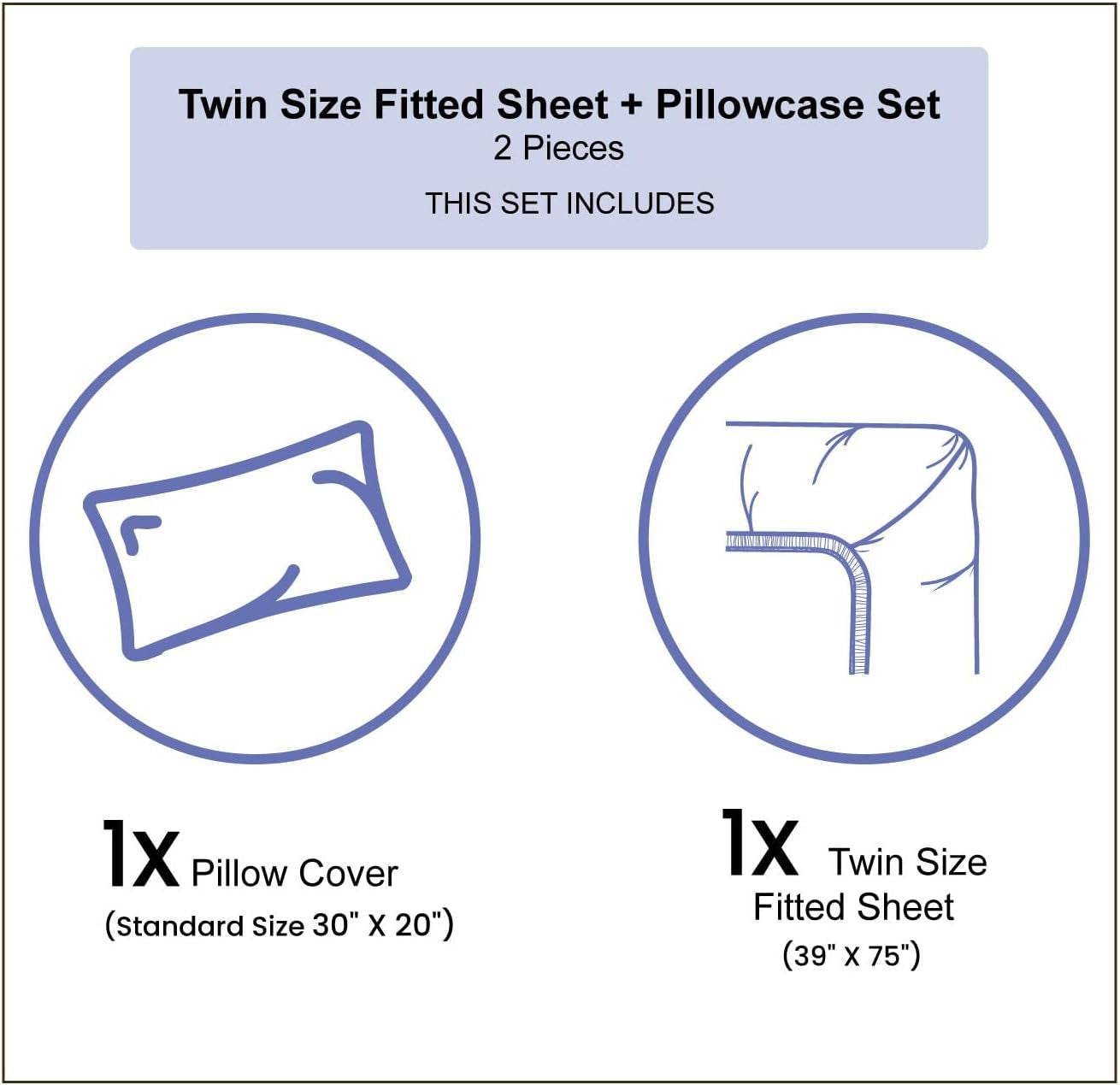 Western Fitted Sheet & Pillow Sham Set, Bull Rider Silhouette at Sunset Dramatic Sky Rural Countryside Landscape Rodeo, Decorative Printed 2 Piece Bedding Decor Set, Twin, Amber Black