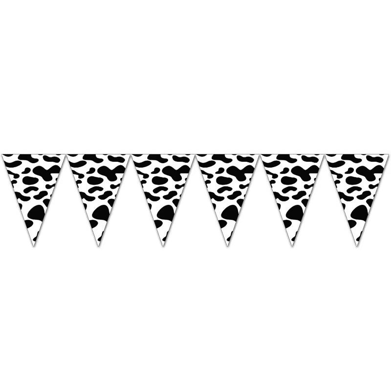 Farm Cow Theme Birthday Party Disposable Cup Plate Tablecloth Animal Cow Balloons Baby Shower Wedding Decoration Kids Favors