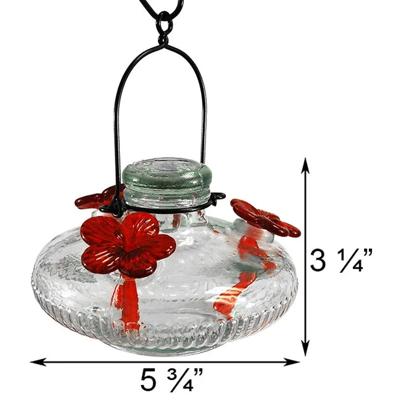 Bloom Hummingbird Feeder, Clear, 16 Oz.