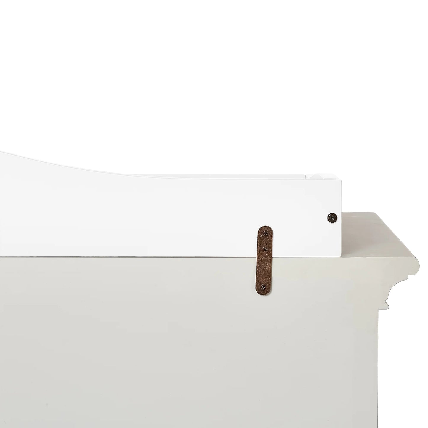 Foldable Tray Diaper Changing Table, Frost