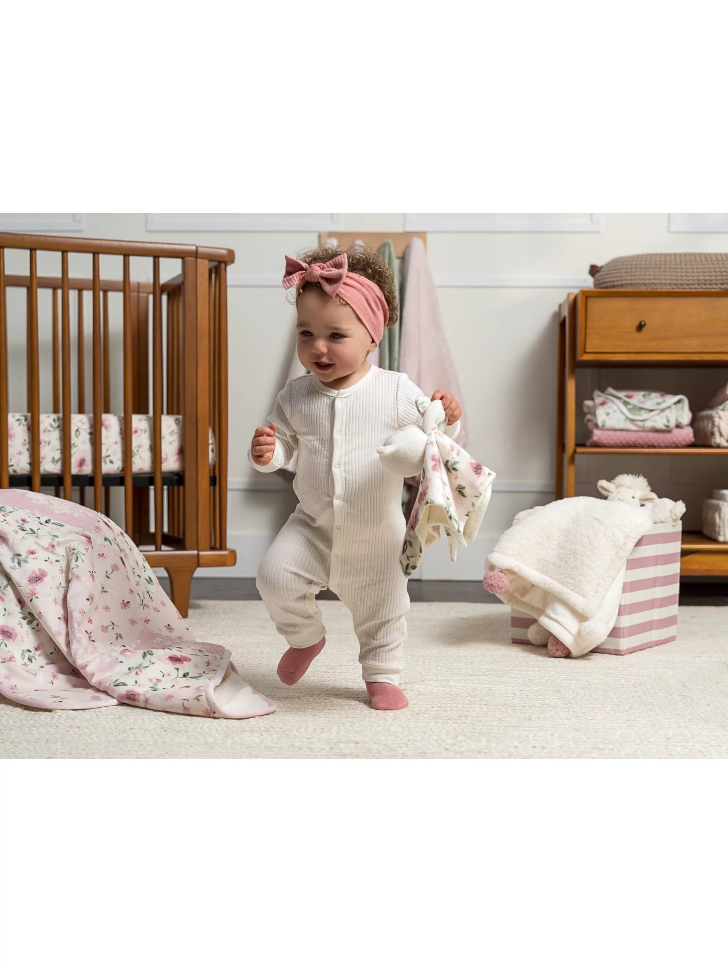 by Gerber Baby & Toddler Girl or Boy Unisex Plush Security Blanket, Ivory Sheep