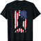American Flag Baseball Apparel - Baseball T-Shirt
