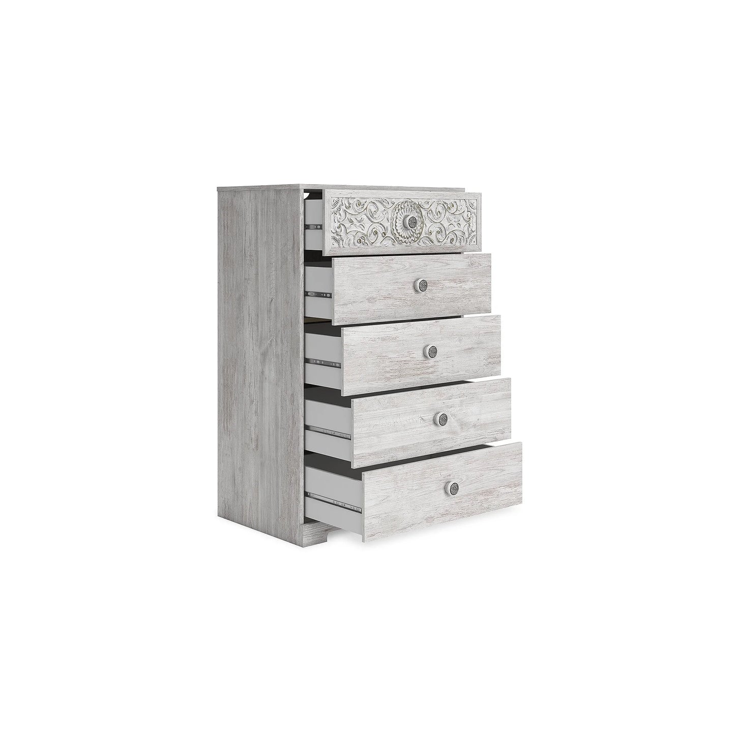 Casual Paxberry Chest of Drawers, Whitewash