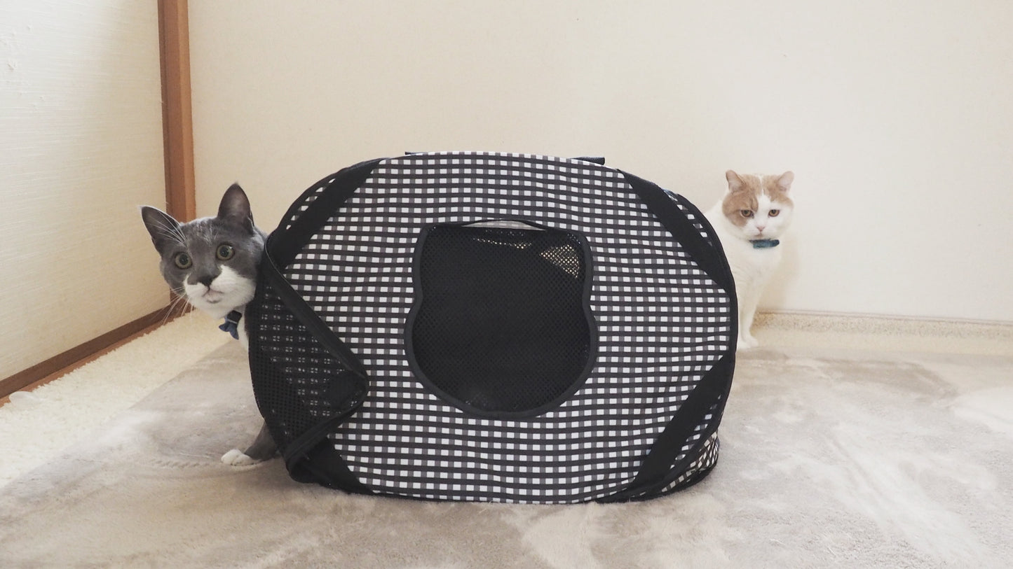 Ultralite Pop-Up Cat Carrier, Portable & Light-Weight, 7"X7"X3"