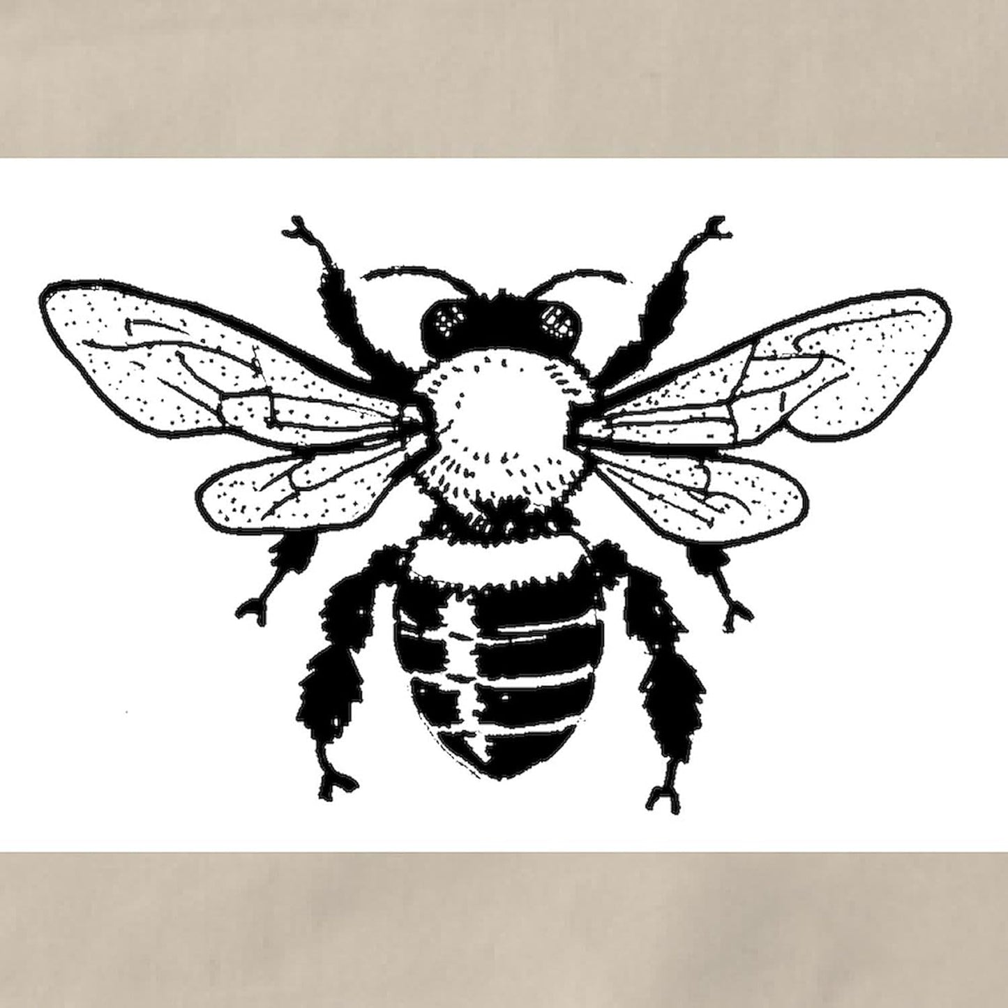 Honey Bee BBQ Kitchen Apron with Pockets, Grilling Apron, Baking Apron