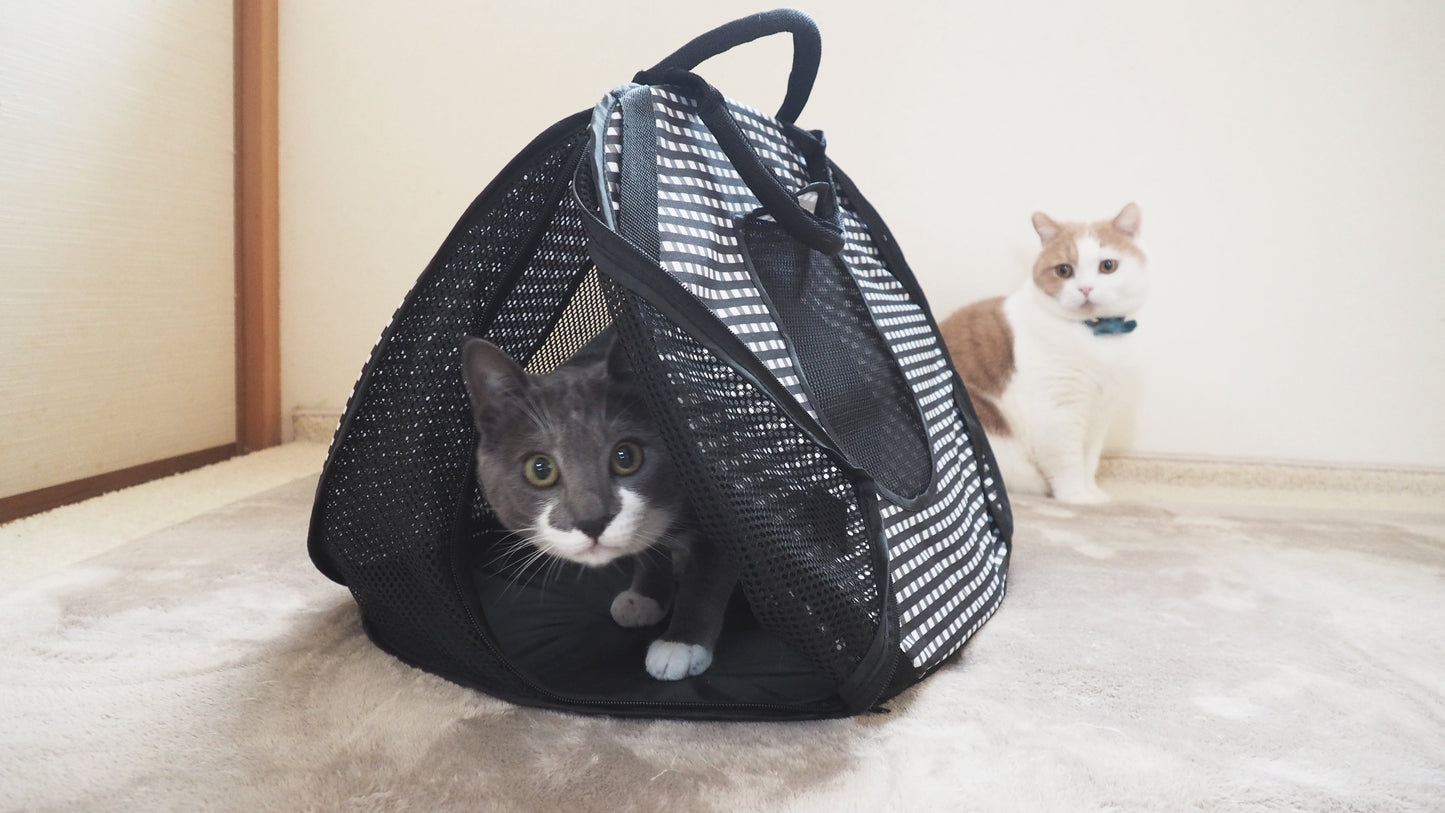 Ultralite Pop-Up Cat Carrier, Portable & Light-Weight, 7"X7"X3"