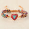Handmade Heart Shape Natural Stone Bracelet