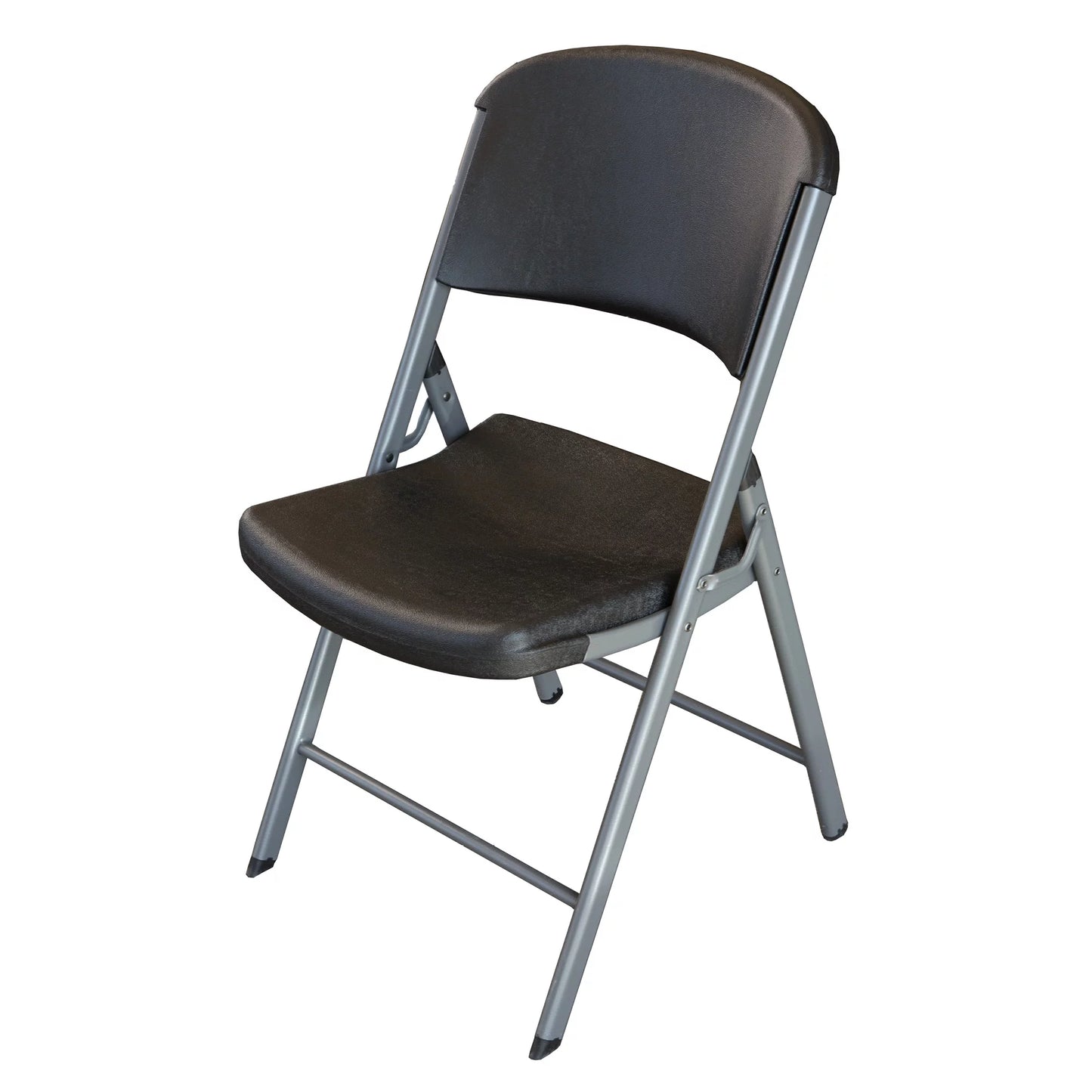 Folding Chair, Indoor/Outdoor Commercial, Black, 6 Pack (80844)