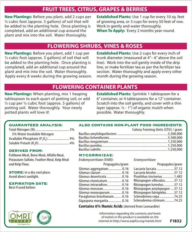 Flower Girl Premium Bud & Bloom Booster Plant Food, 3-9-4 Fertilizer, 4 Lb.