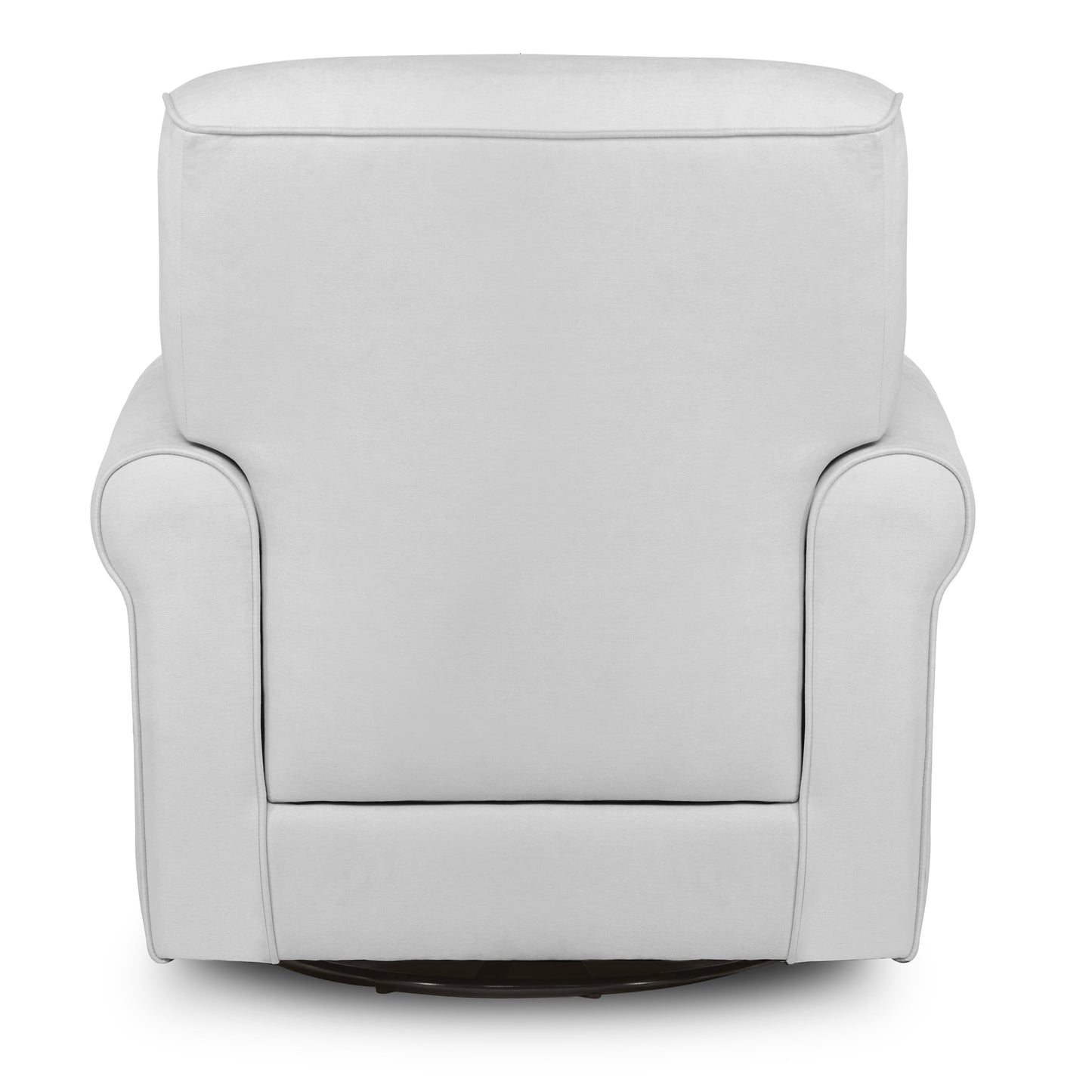 London Upholstered 360 Swivel L Glider I Rocker I Nursery Glider I Durable Soft Fabric in Gray Finish