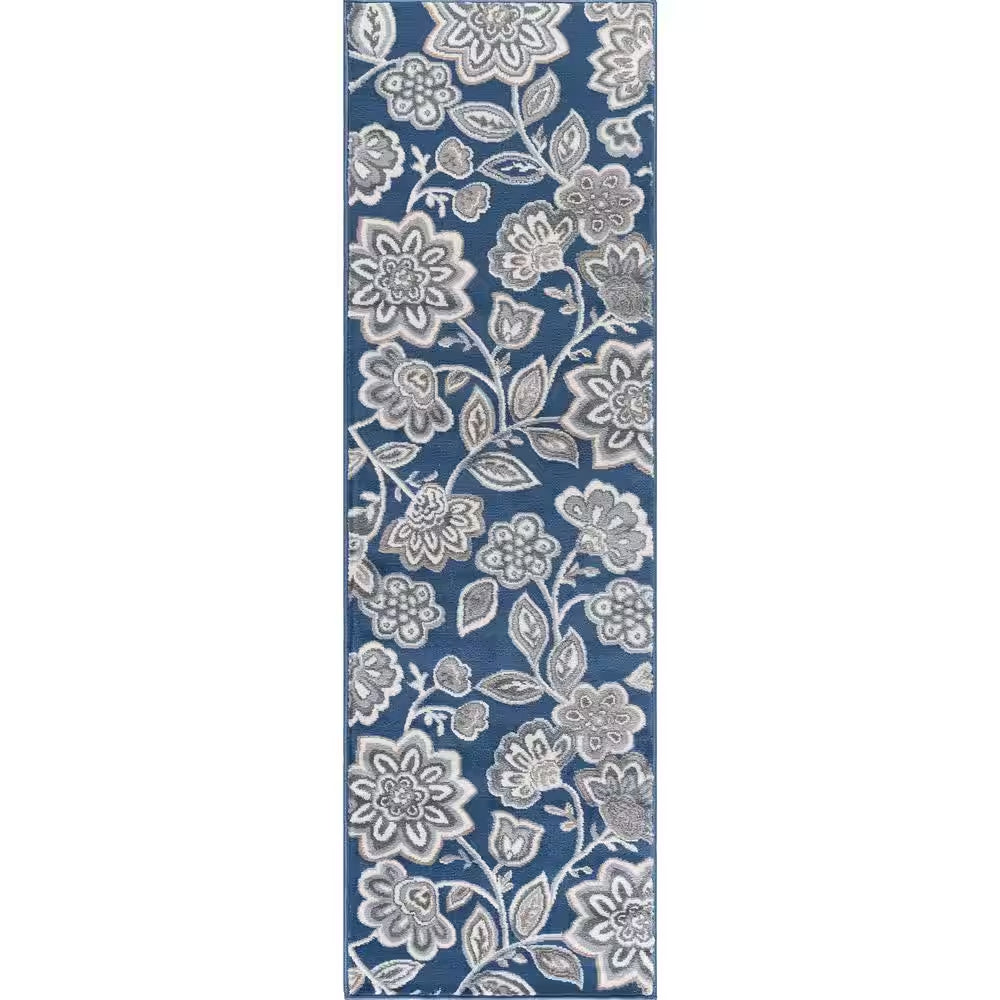 Madison Floral Cream 5 Ft. X 7 Ft. Indoor Area Rug