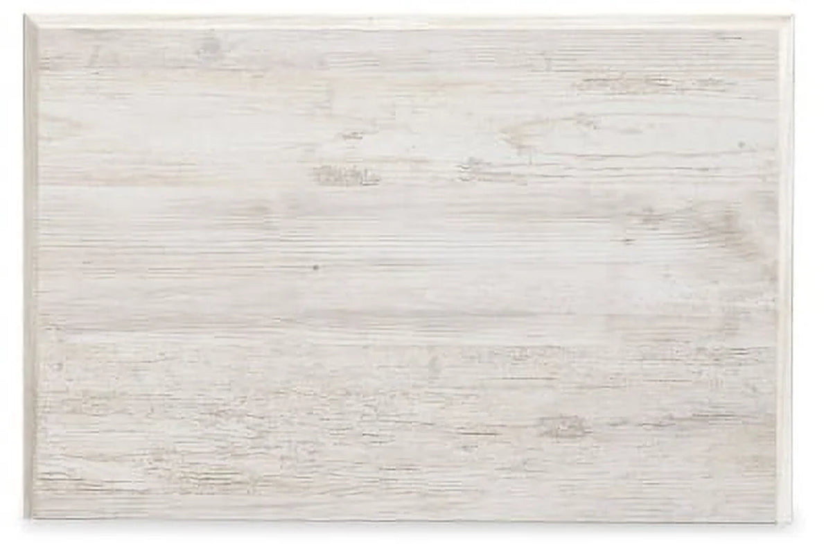 Traditional Paxberry 2 Drawer Nightstand, Whitewash