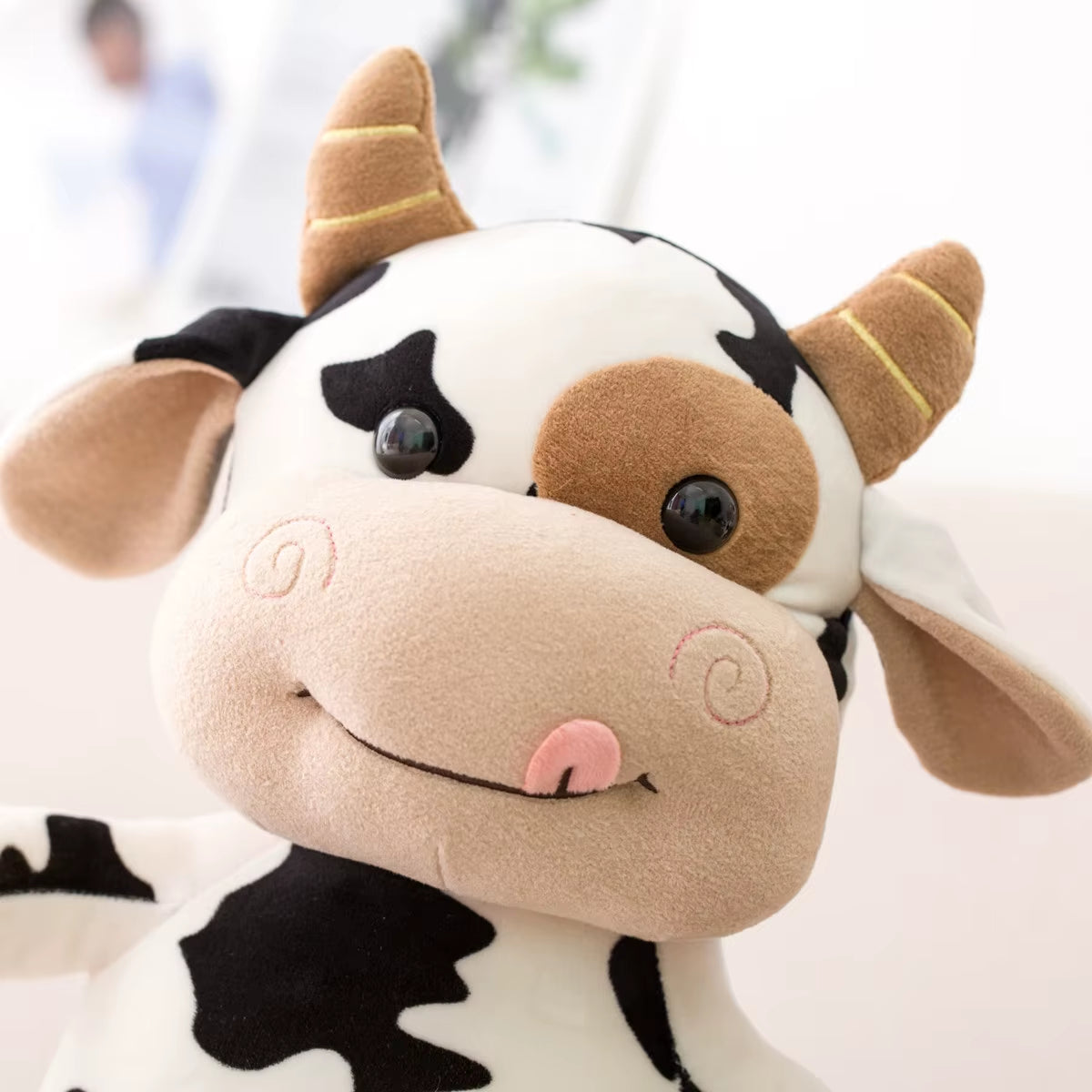 2020 New Plush Cow Toy Cute Cattle Plush Stuffed Animals Cattle Soft Doll Kids Toys Birthday Gift for Children