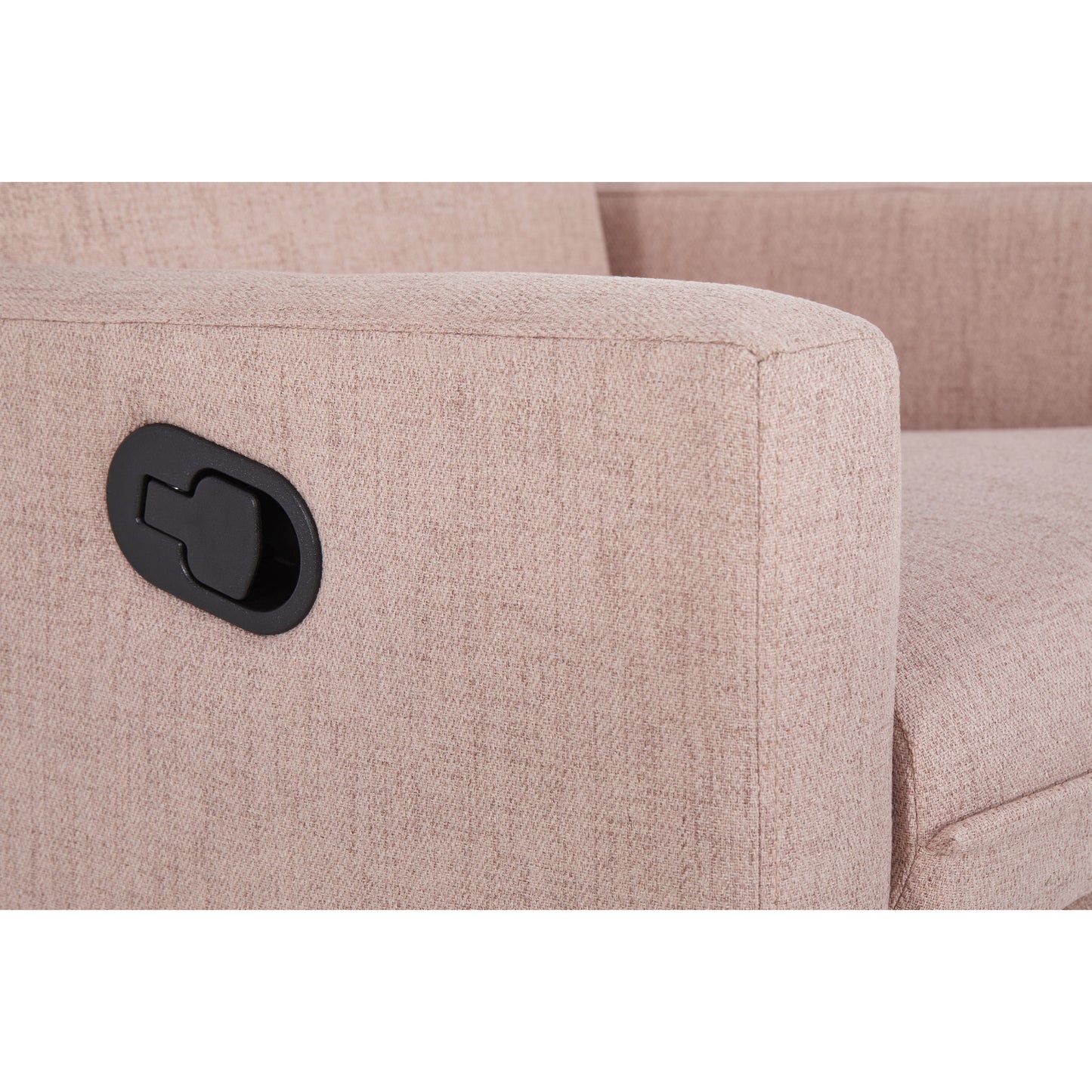 Faye Glider Recliner, Swivel Glider, Easy Assembly, Rose, Nursery Glider